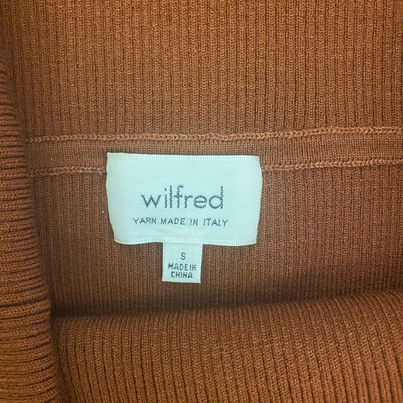 Wilfred/Aritzia Off Shoulder Wool Blend Knit Sweater - Picture 3 of 3